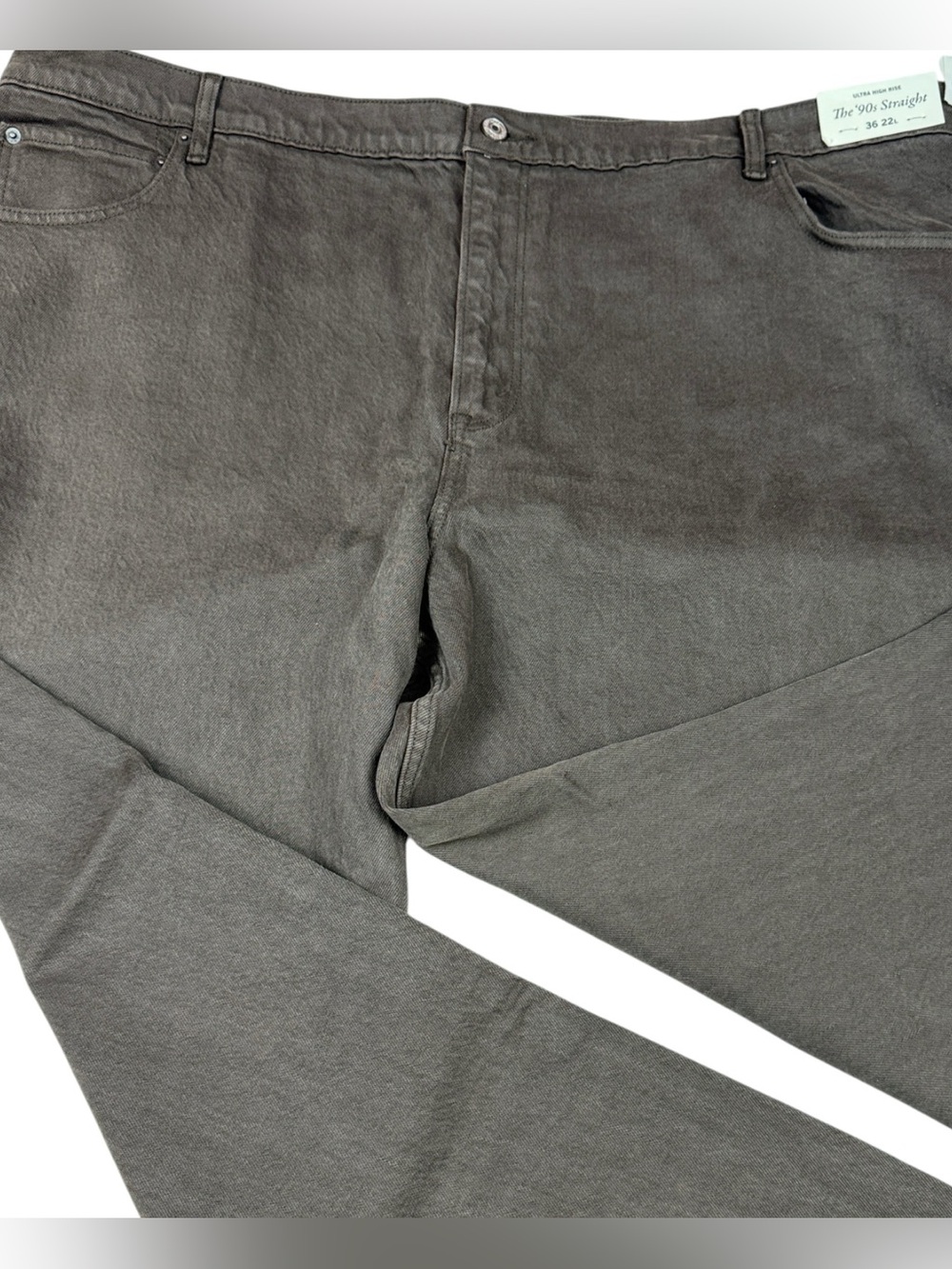 Abercrombie & Fitch Jeans Brown Straight Ultra High Rise‎ in Size 36 Long